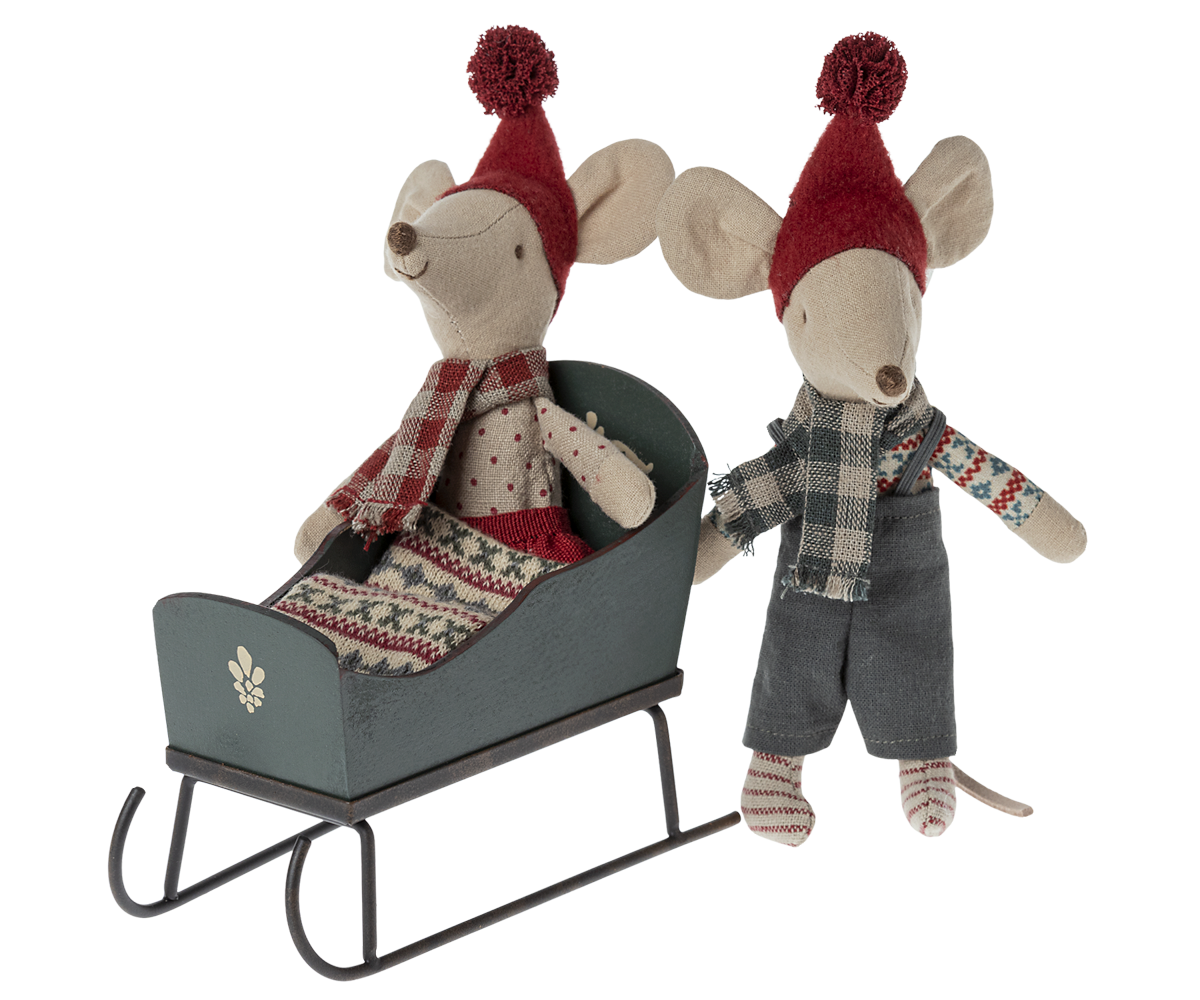 Sleigh, Mouse - Green