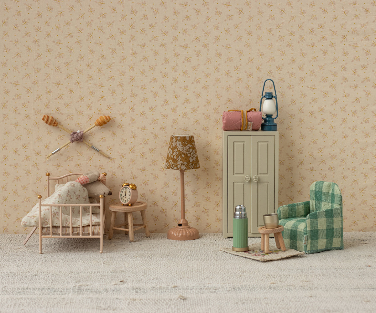 Vintage lantern, Mouse - Blue