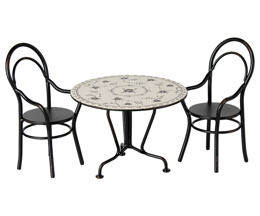 Dining table, Set with 2 chairs