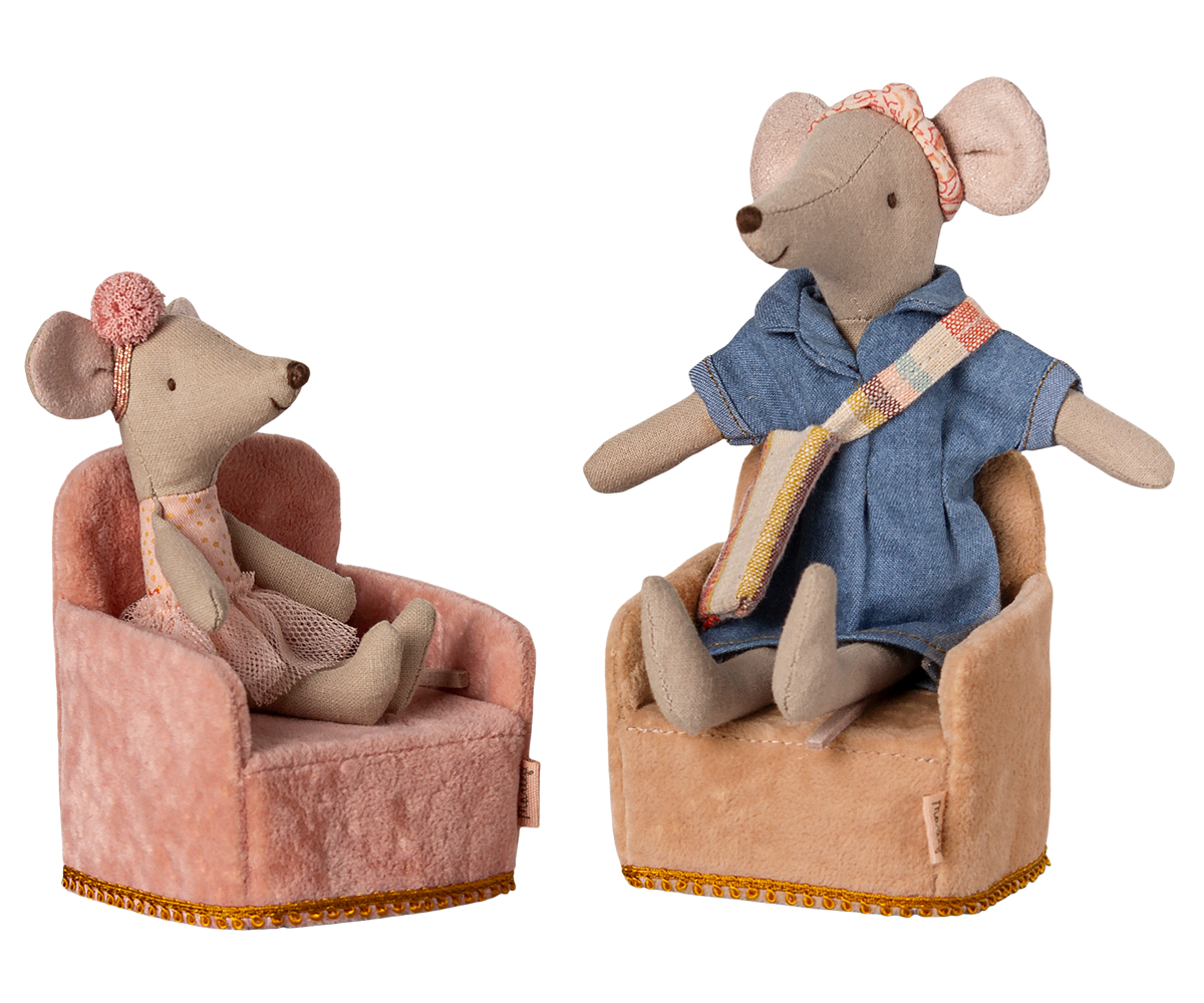 Folding chair, Mouse - Rose