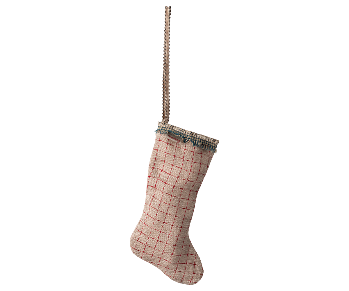 Stocking ornament, Checker - Sand