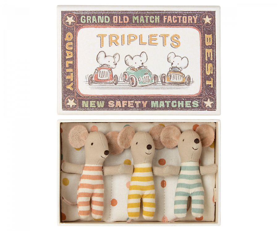 Baby Triplets in Box