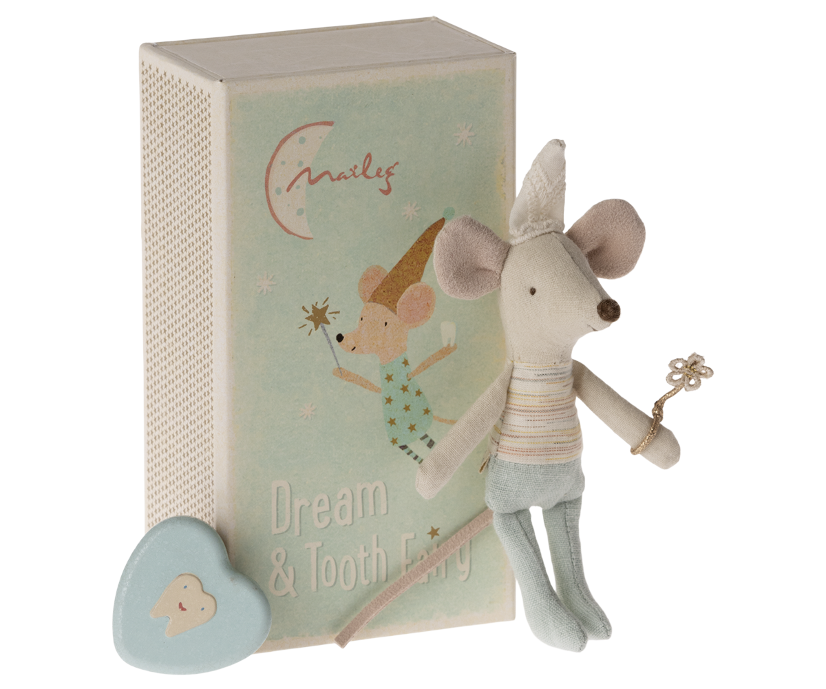 Tooth Fairy Mouse, LIttle Brother in Match Box