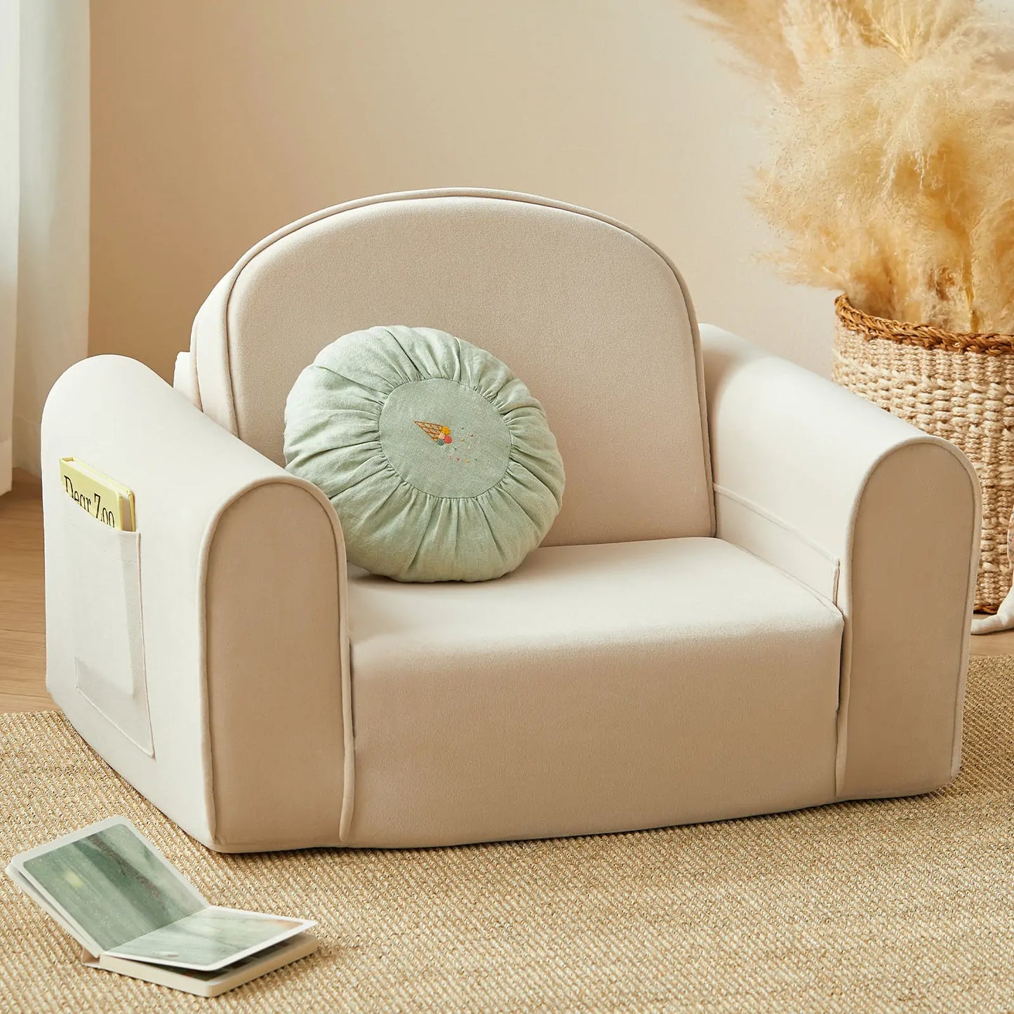 Tiny Land® GentleSnug Kid Chair - Sage