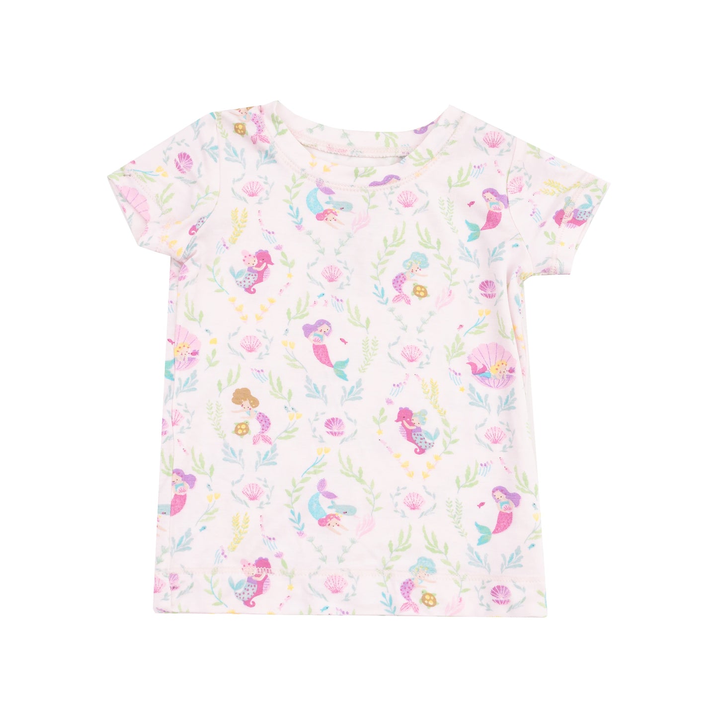 Short Sleeve Loungewear Set - Mermaids
