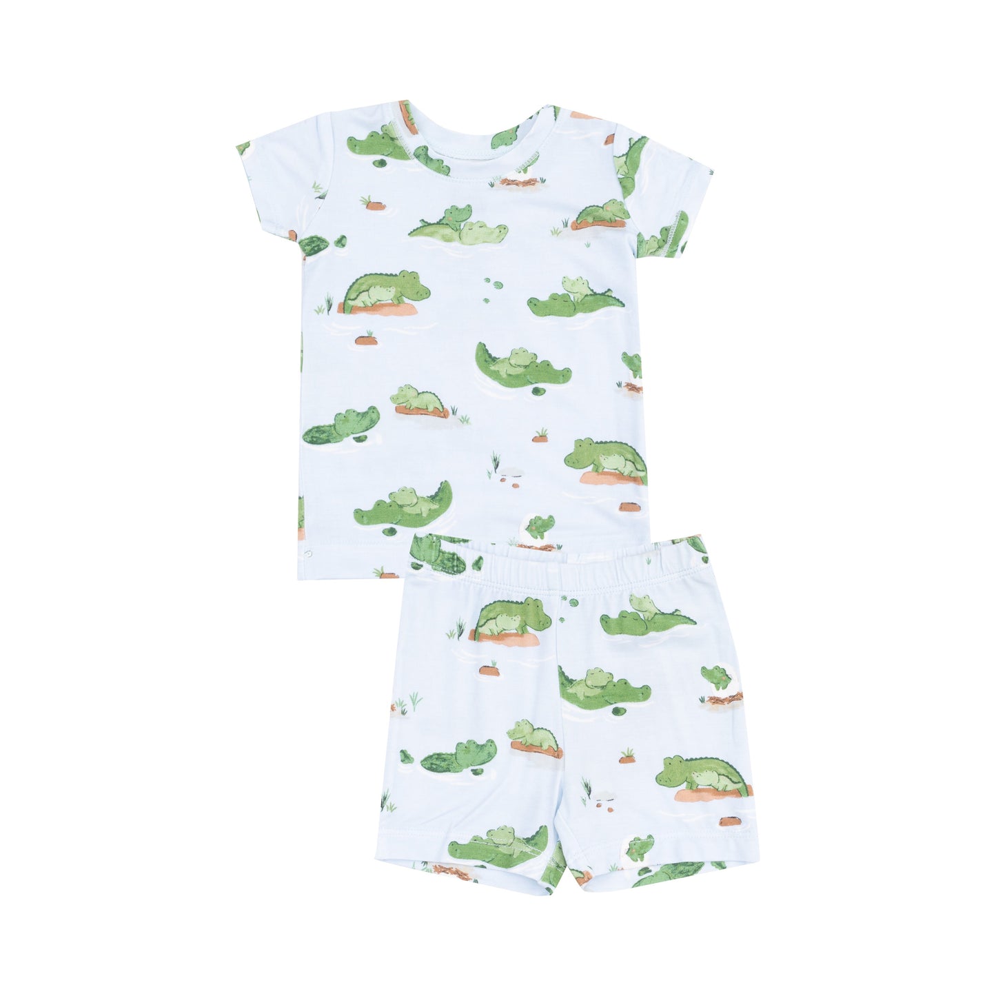 Loungewear Short Set - Alligator Blue