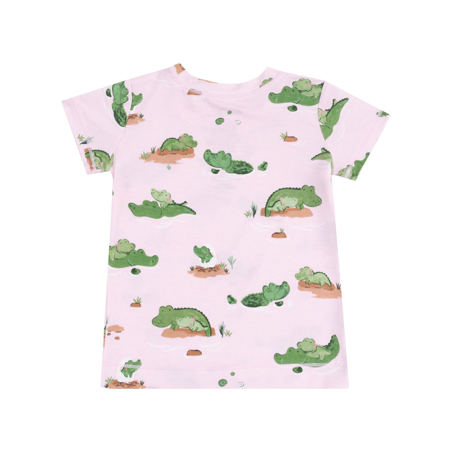 Loungewear Short Set - Alligator Pink
