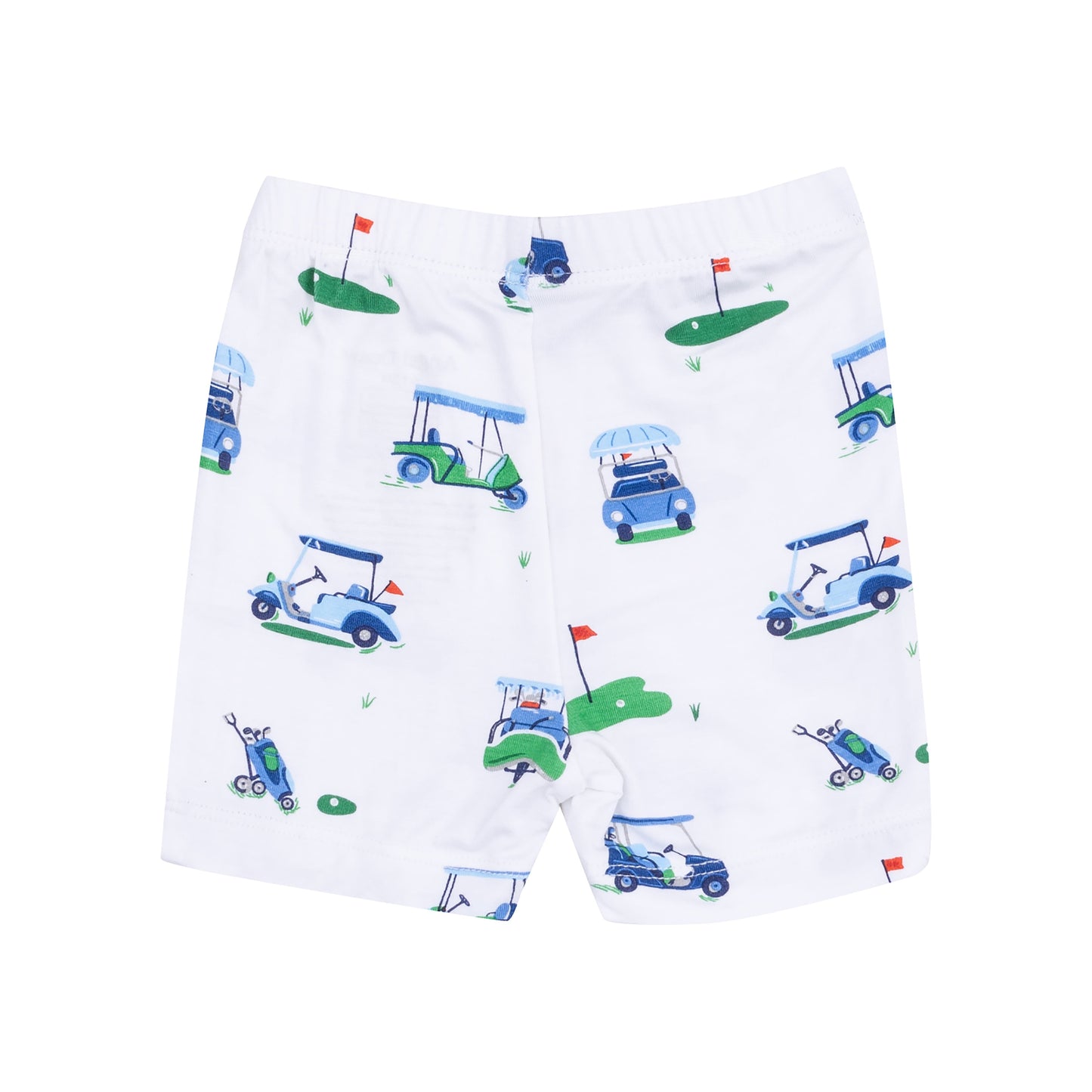 Loungewear Short Set - Vintage Golf Carts Blue