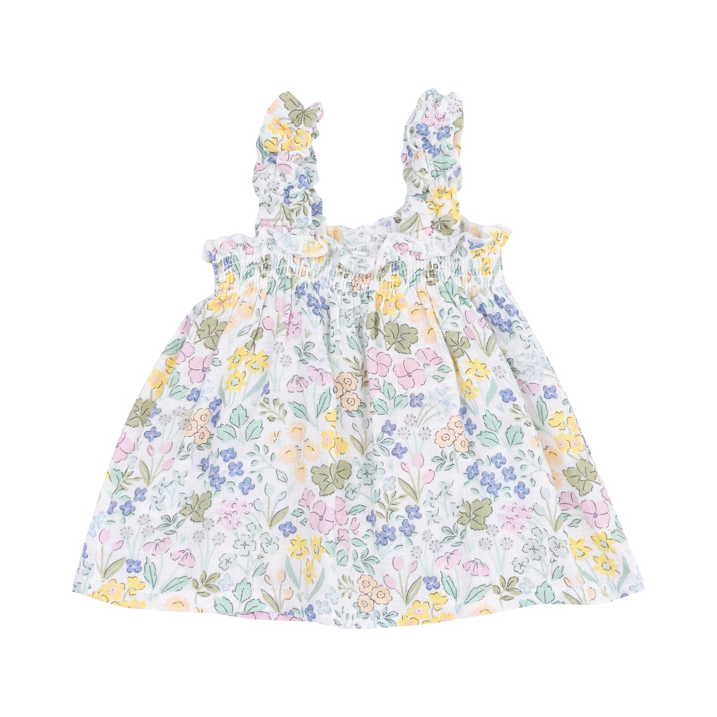 Ruffly Strap Top and Bloomer Set - Samantha Floral