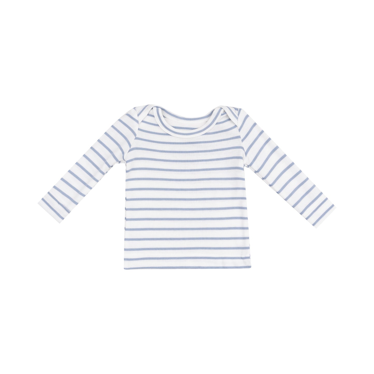 Lounge Wear Set - French Stripe Dusty Blue
