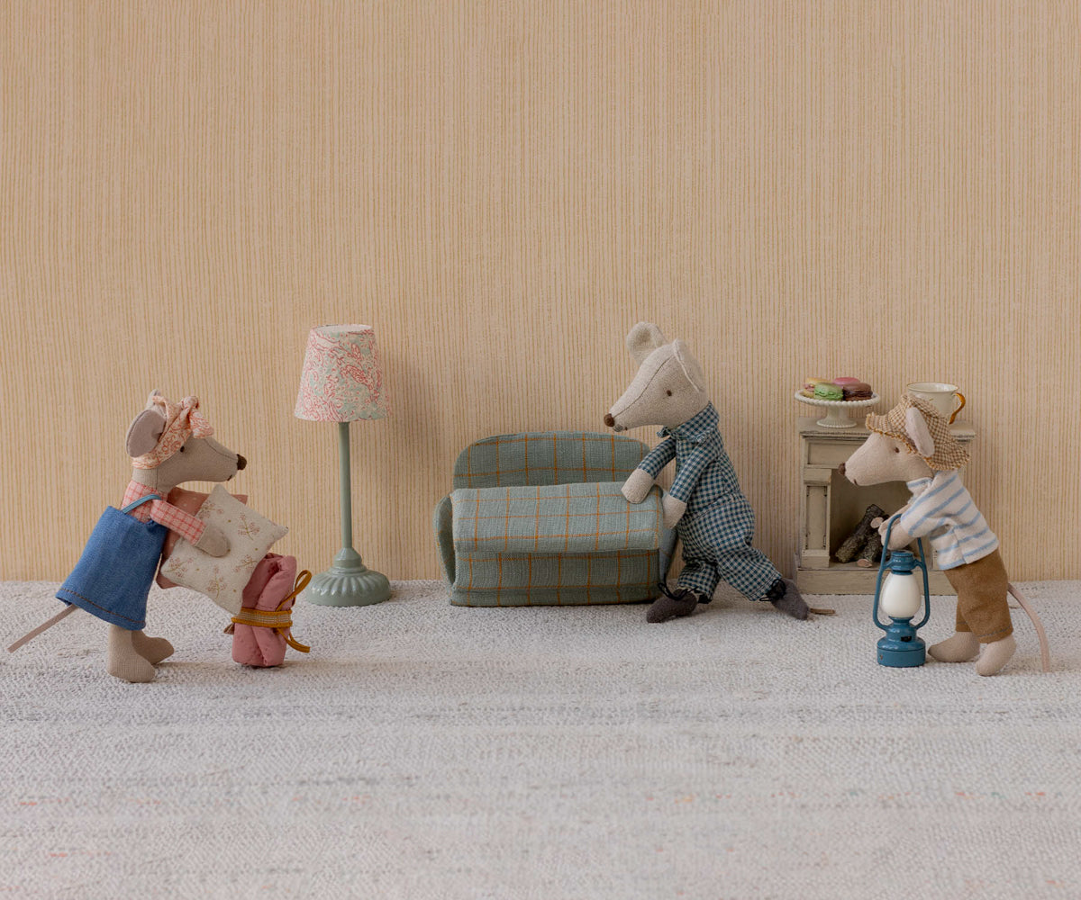 Vintage floor lamp, Mouse - Mint