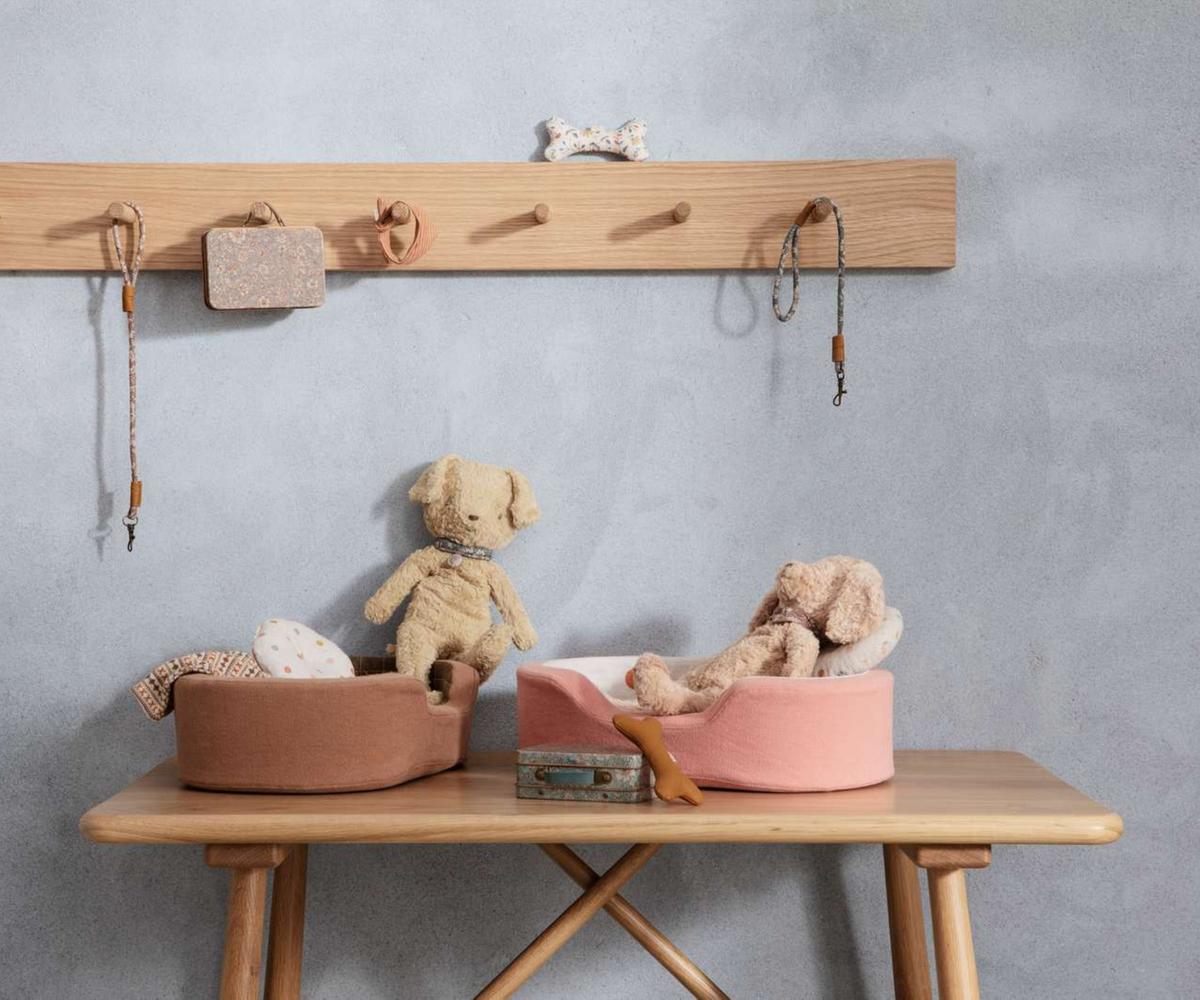 Dog, Vintage plush - Soft sand