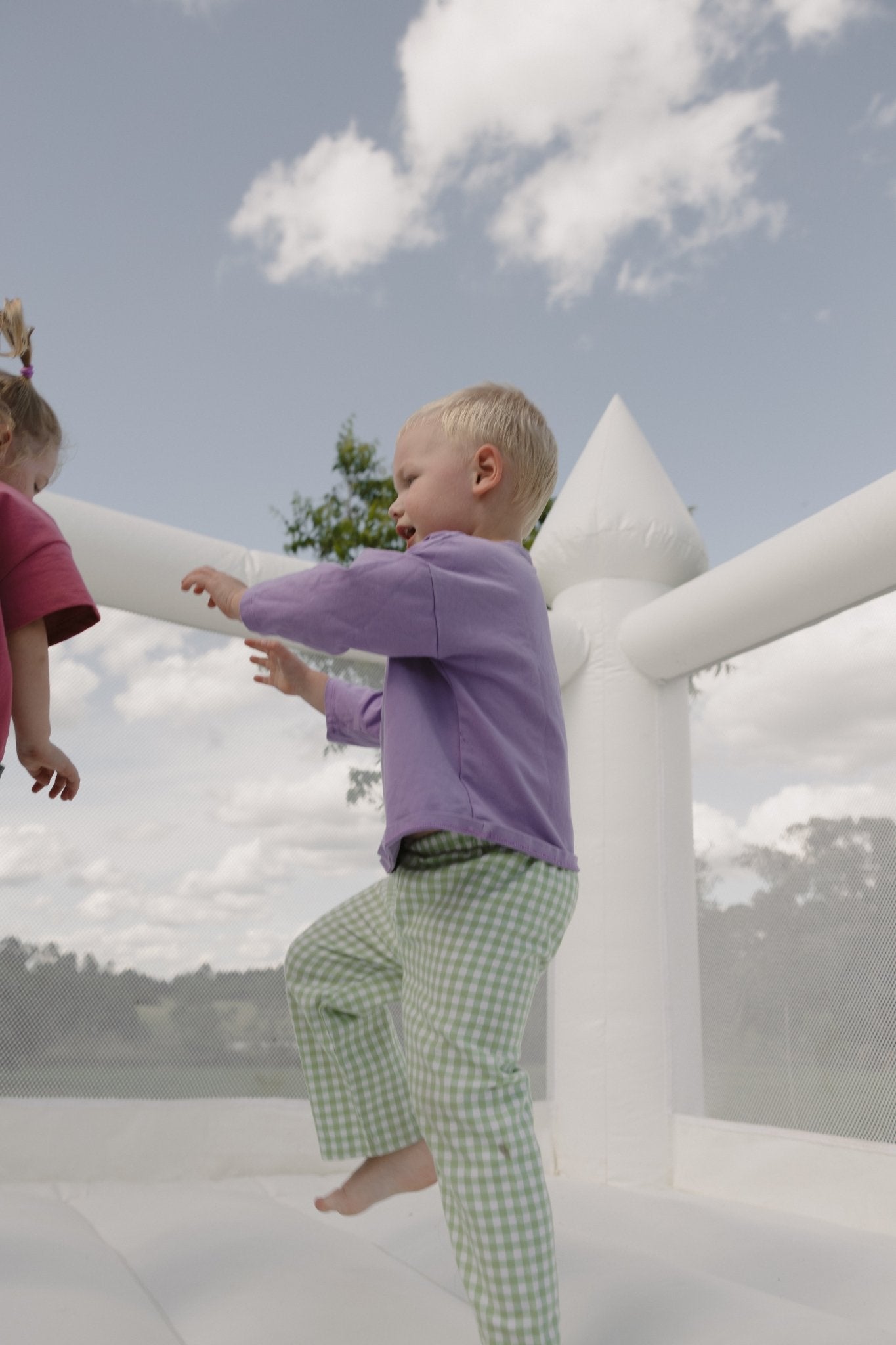 Long Sleeve Basic Tee - Purple