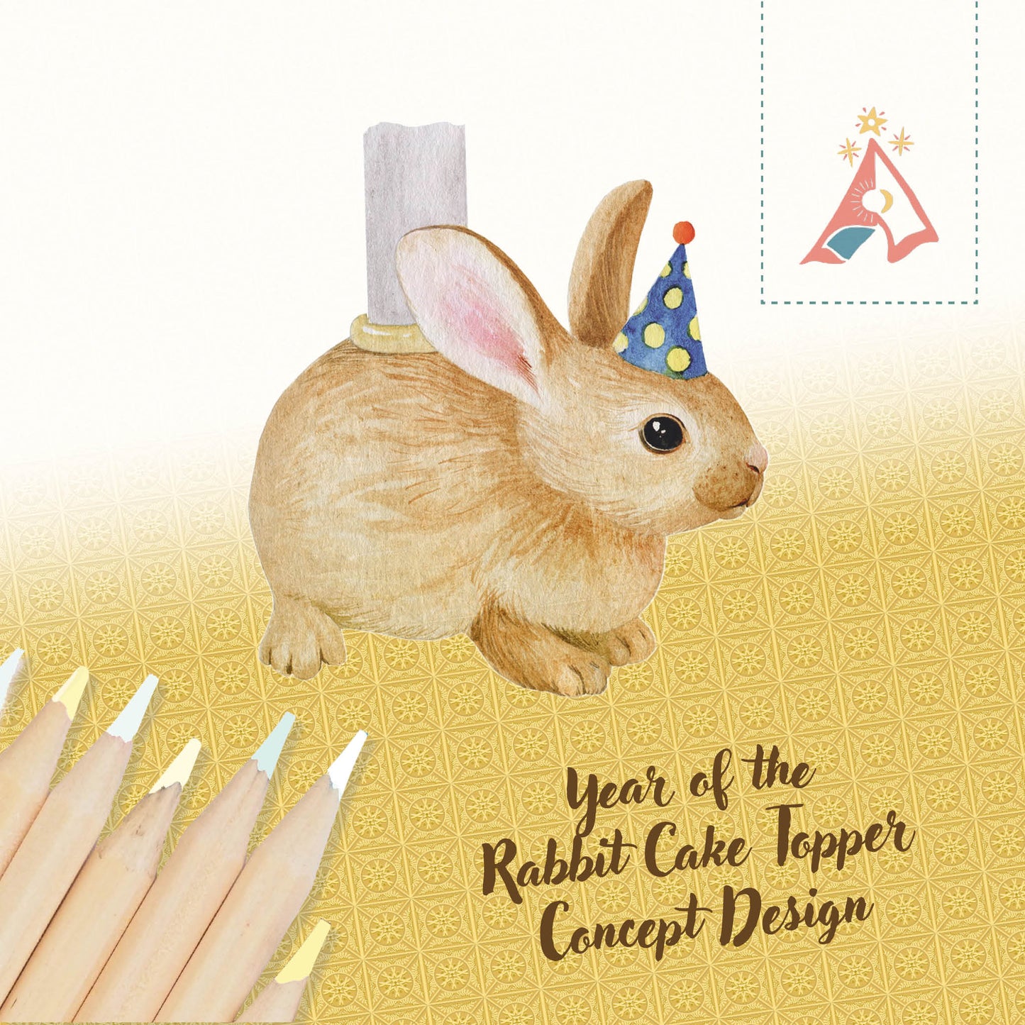 Year of the Rabbit Cake Topper