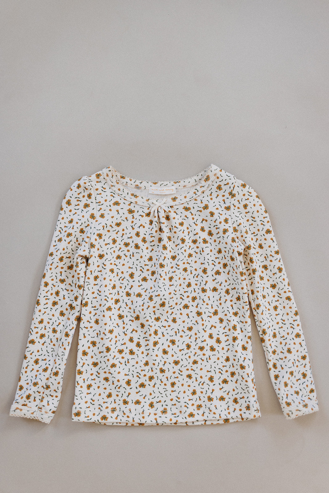 long sleeve pouf shirt, primrose