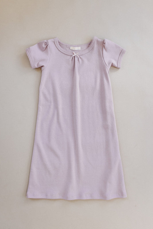 nightgown, lilac