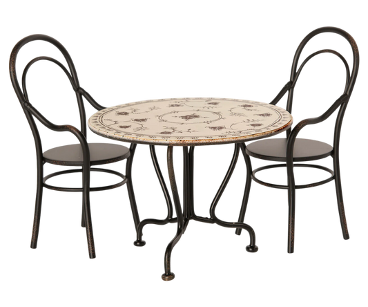 Dining Table Set with 2 Chairs