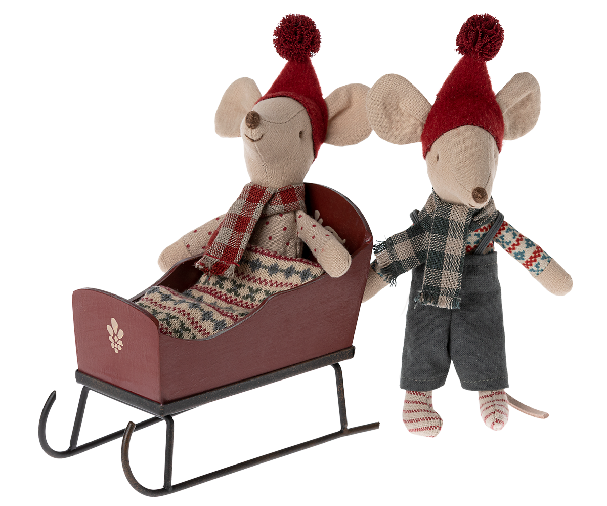 Sleigh, Mouse - Red