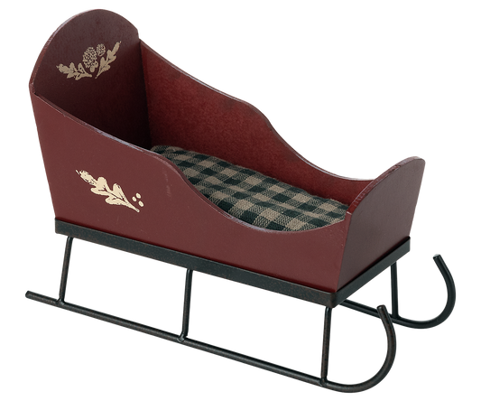 Sleigh, Mini - Red