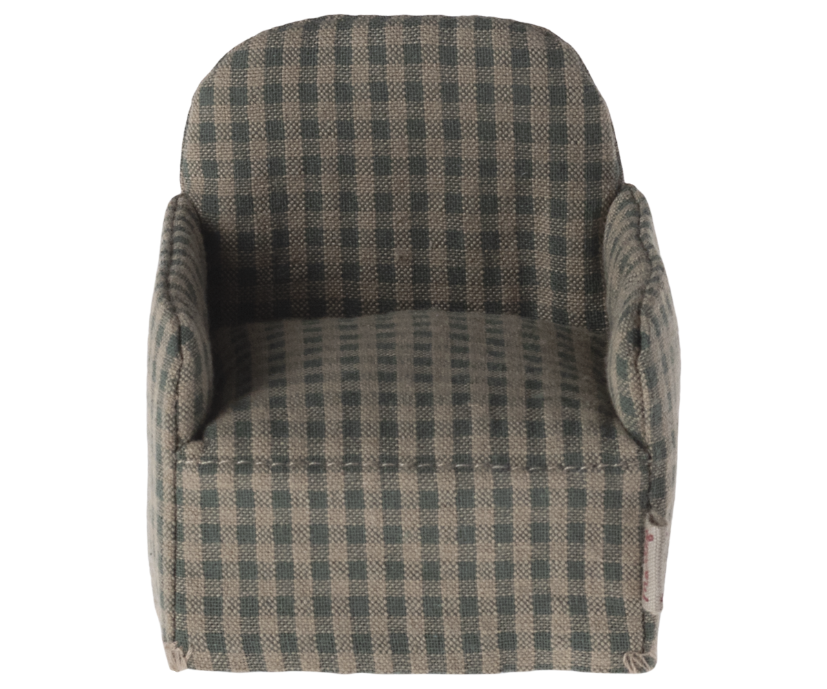 Chair, Mouse - Green checker