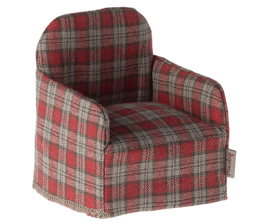 Chair, Mouse - Red checker