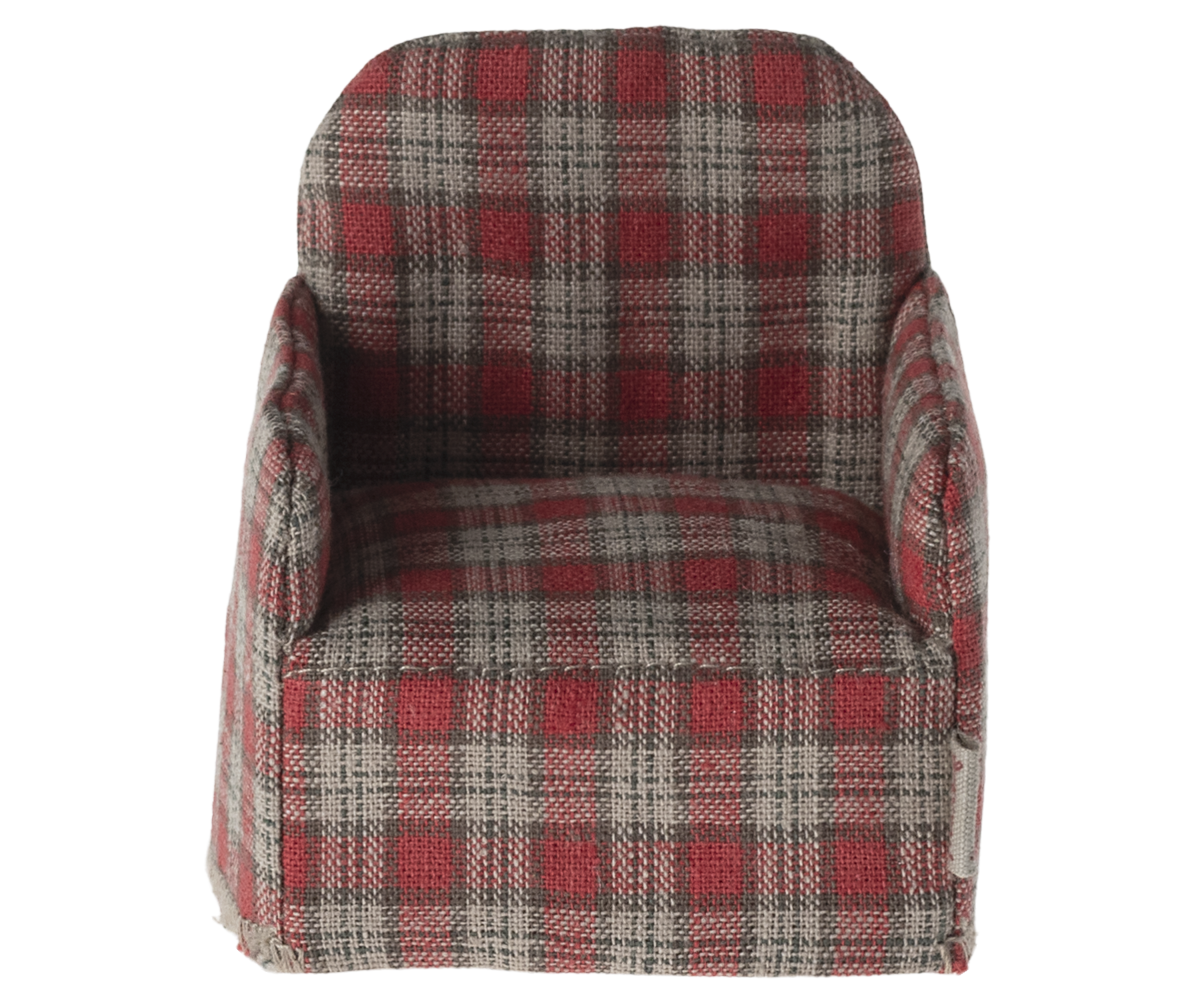 Chair, Mouse - Red checker