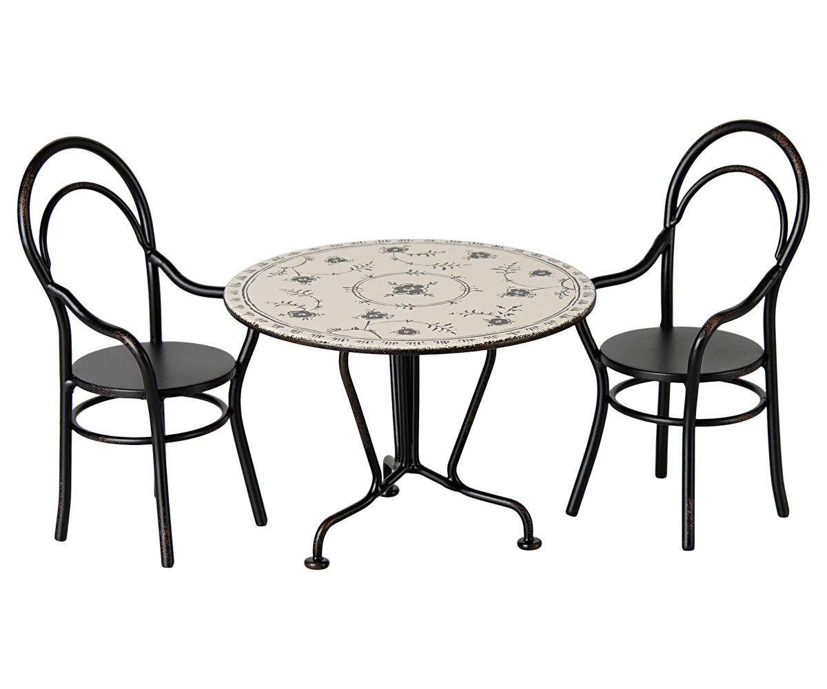 Dining table, Set with 2 chairs