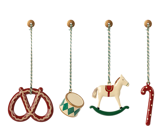 Metal Ornament Set - Peter's Christmas, Green