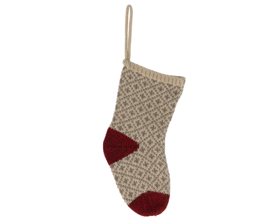 Christmas Stocking - Soft Grey