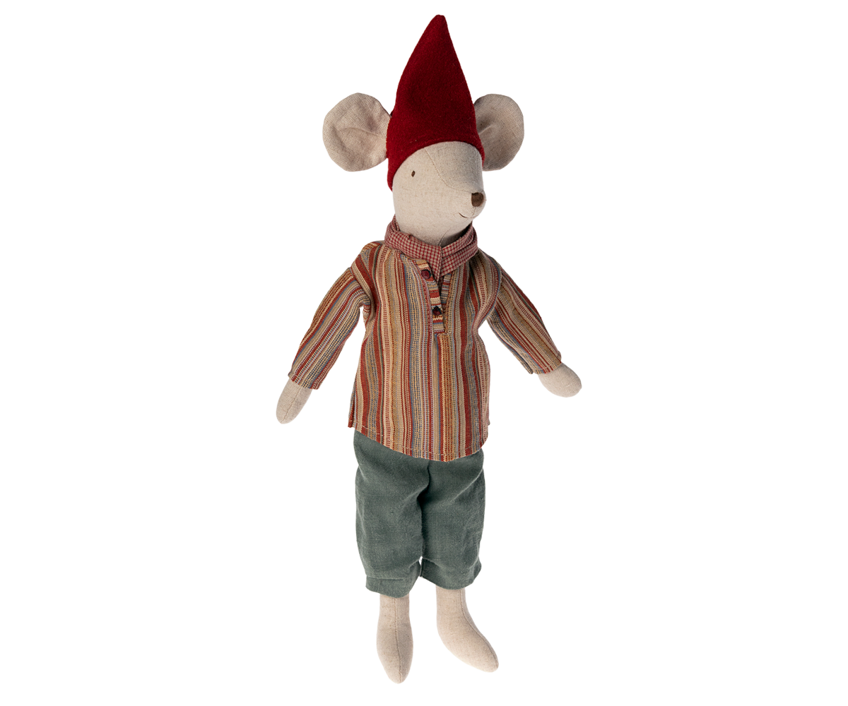 Medium Christmas Mouse, Boy - Scarf