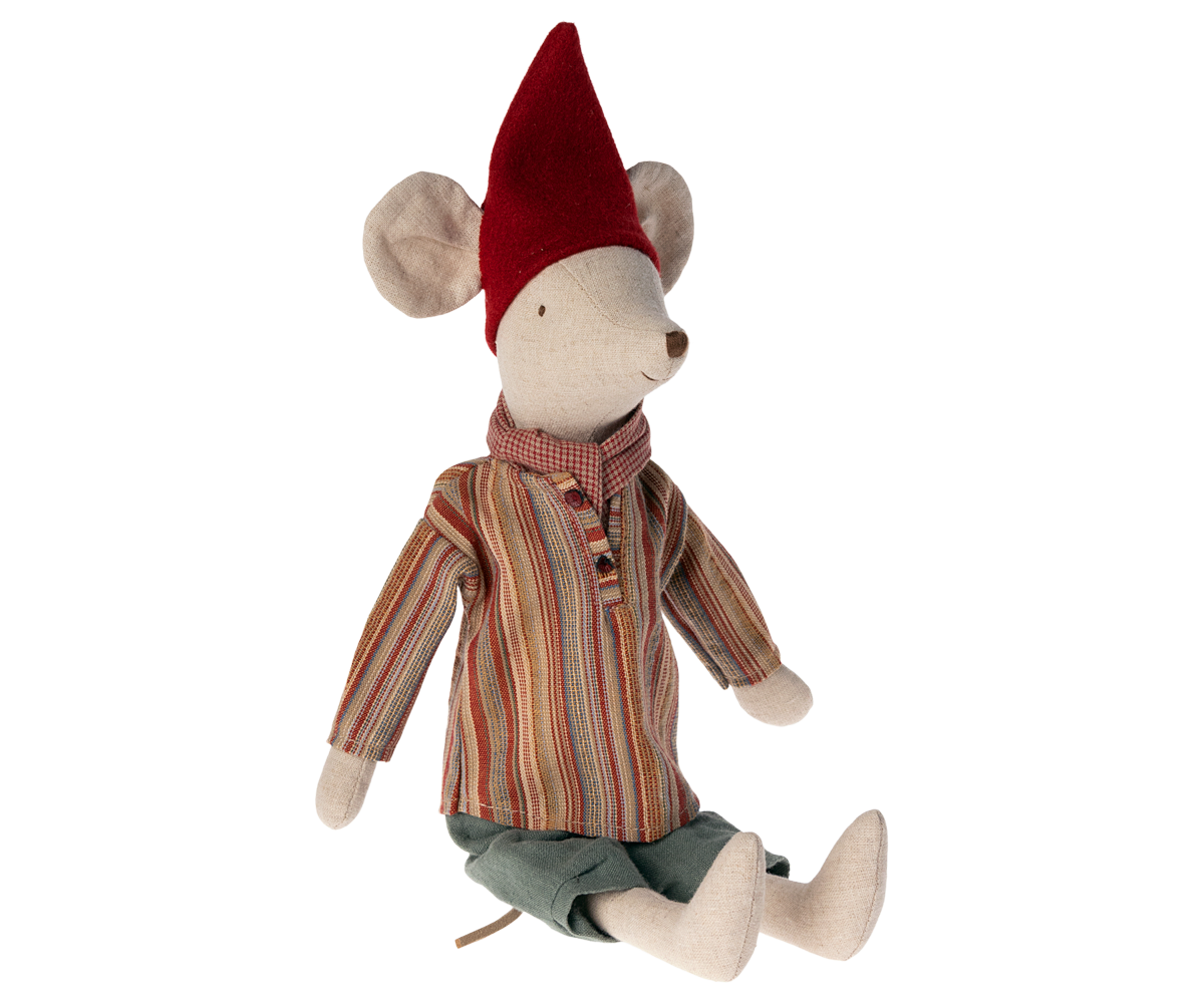 Medium Christmas Mouse, Boy - Scarf