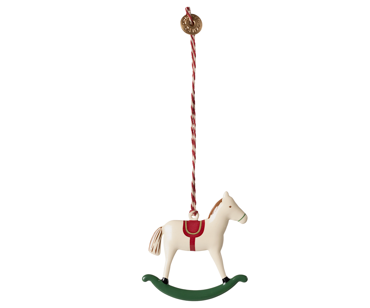 Metal ornament, Rocking horse