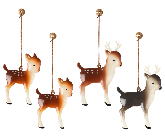 Reindeer family, Metal ornaments