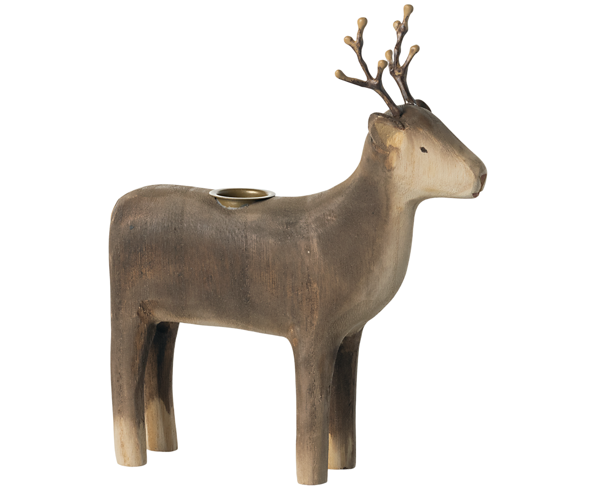 Candle holder, Large reindeer