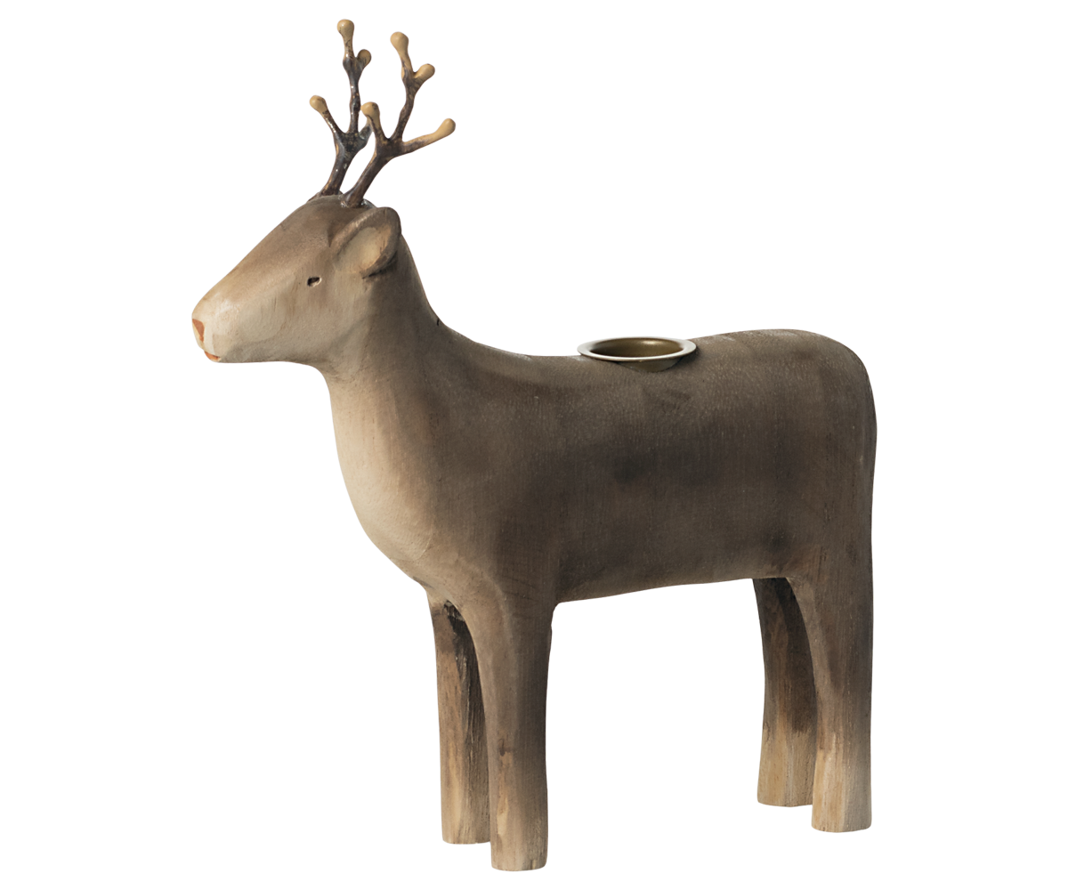 Candle holder, Large reindeer