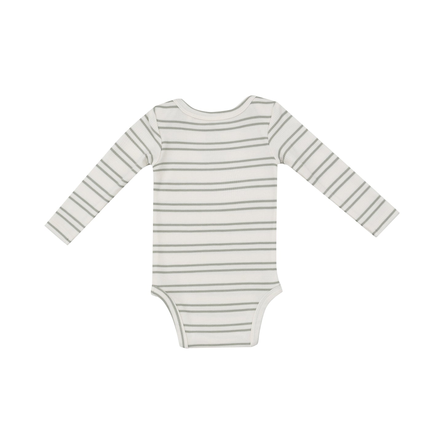 Bodysuit - Modal Rib Stripe - Desert Sage