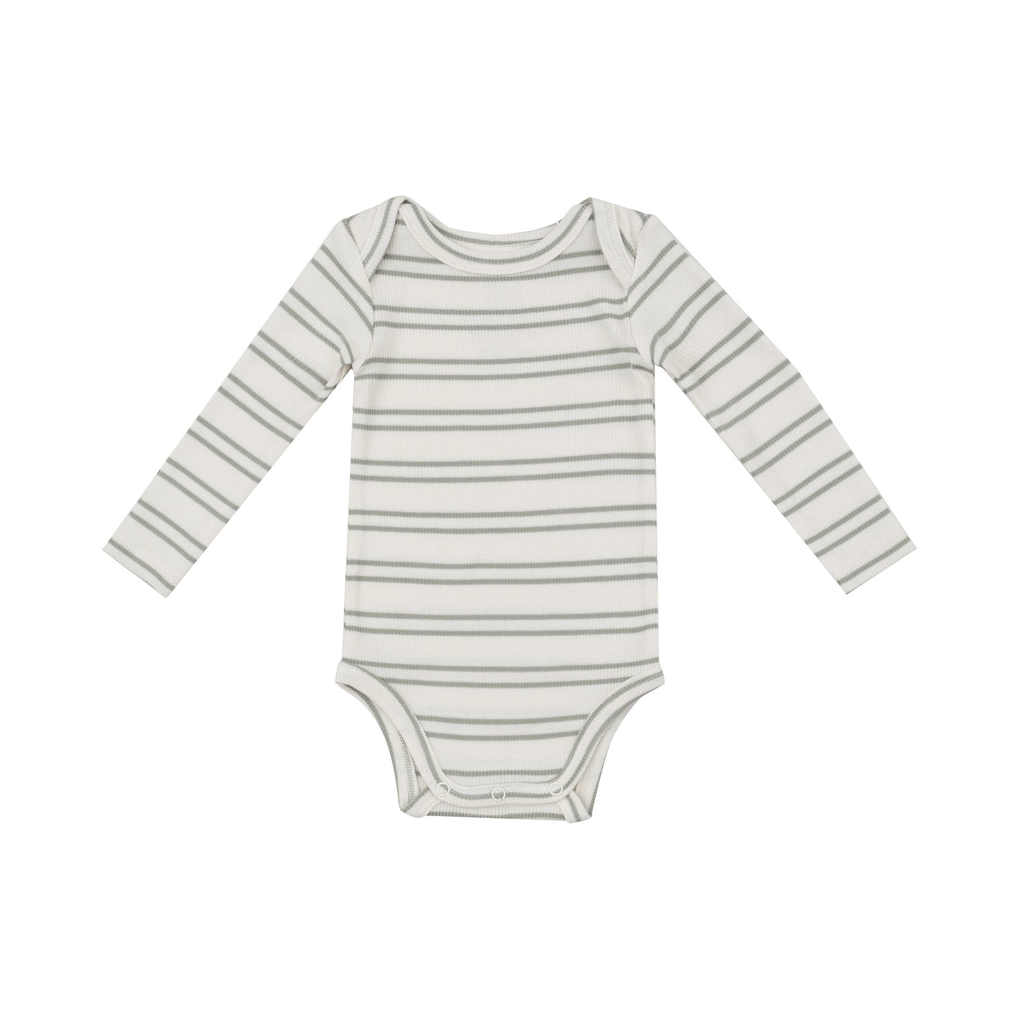 Bodysuit - Modal Rib Stripe - Desert Sage