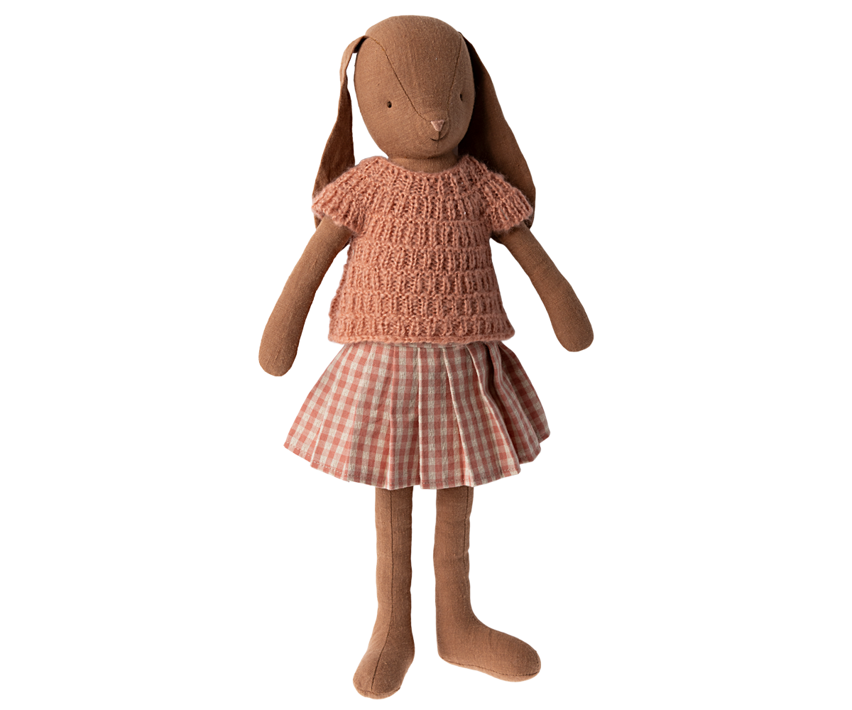 Bunny, Size 3 - Knitted Shirt & Skirt