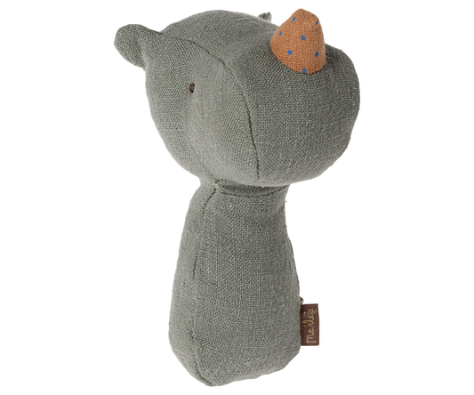 Lullaby Friend Rattles, Rhino - Pine