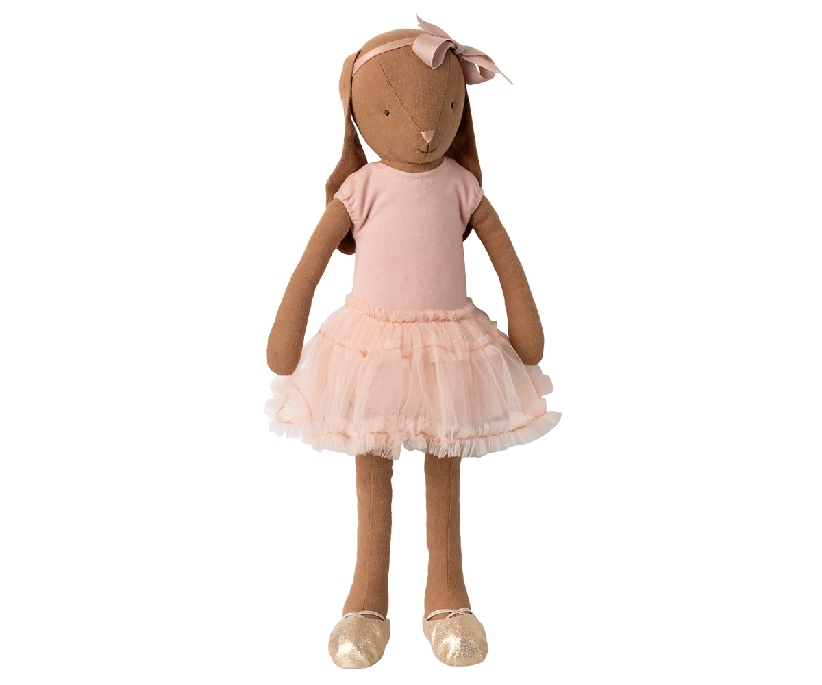 Bunny size 3, Chocolate brown - Ballet suit and skirt rose
