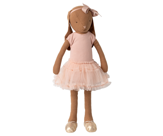 Bunny size 3, Chocolate brown - Ballet suit and skirt rose