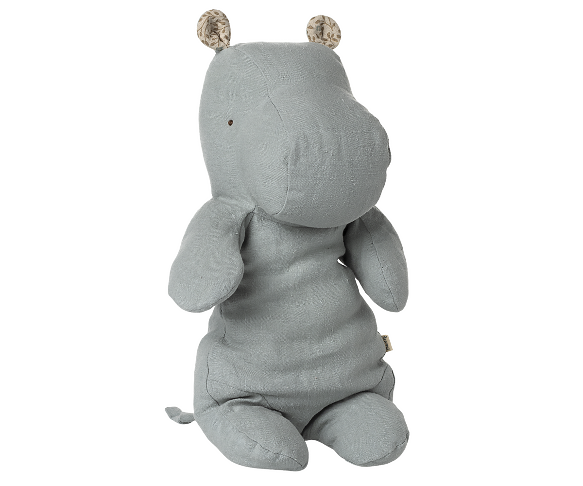 Hippo, Medium - Blue grey