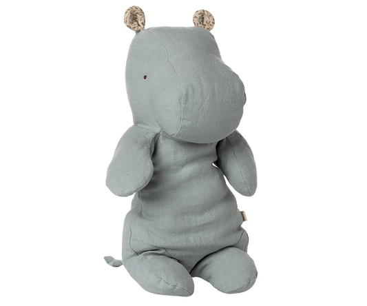 Hippo, Medium - Blue grey