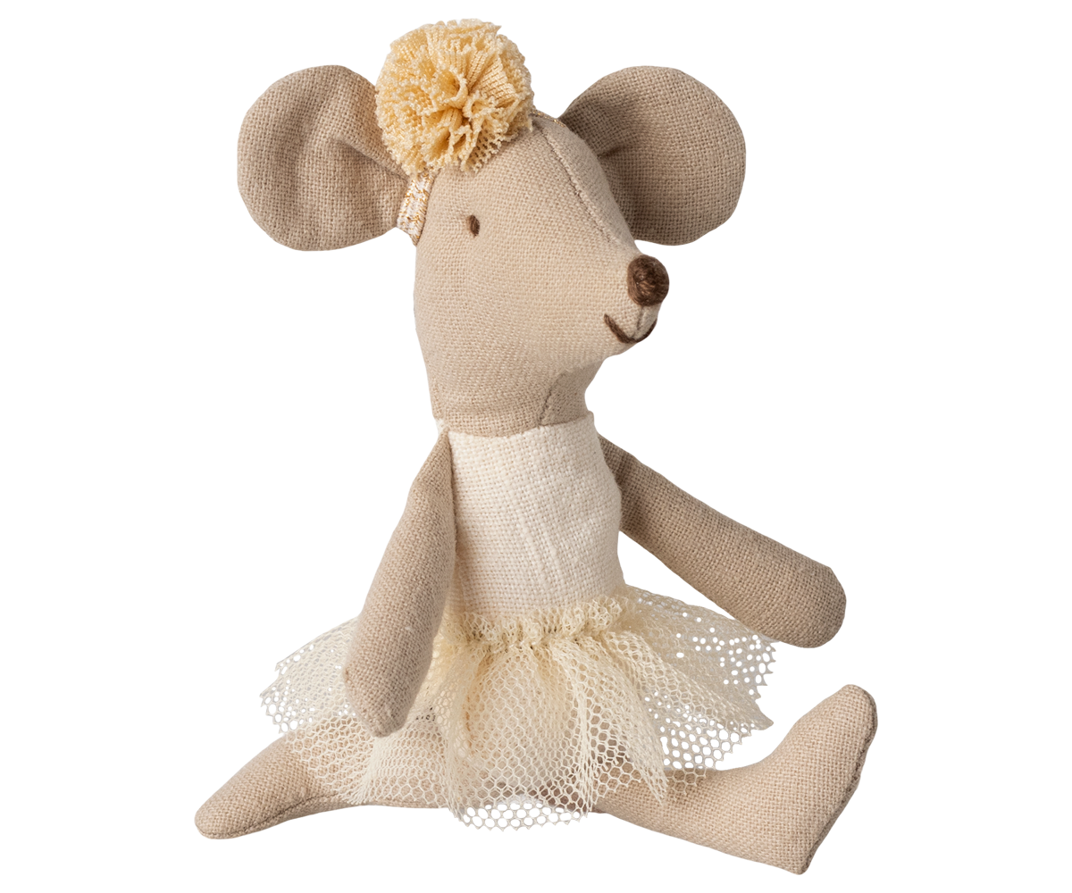 Ballerina mouse, Little sister - Off white