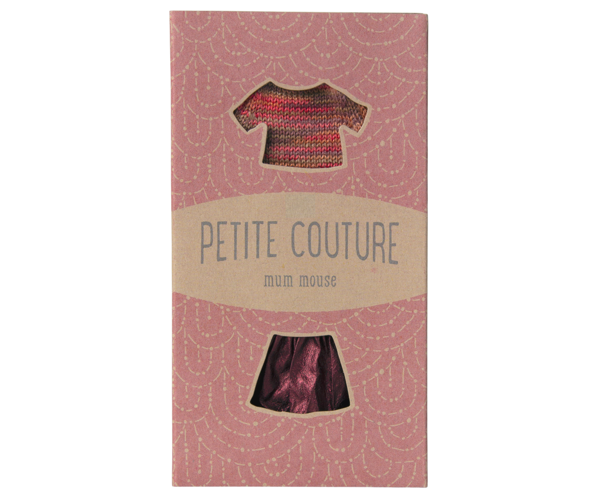 Skirt and knitted blouse, Mum mouse