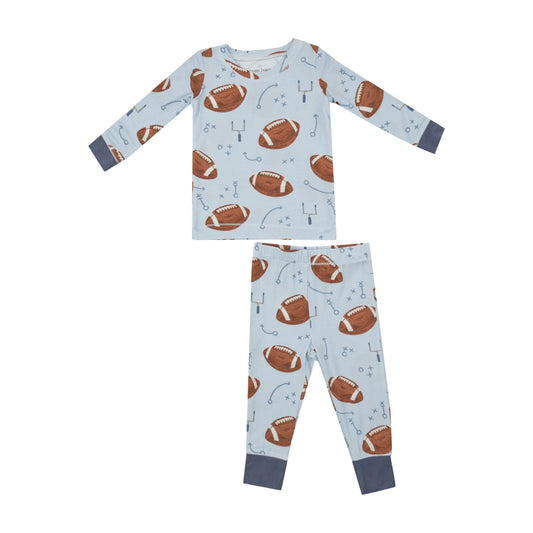 Bamboo Loungewear - Footballs Blue