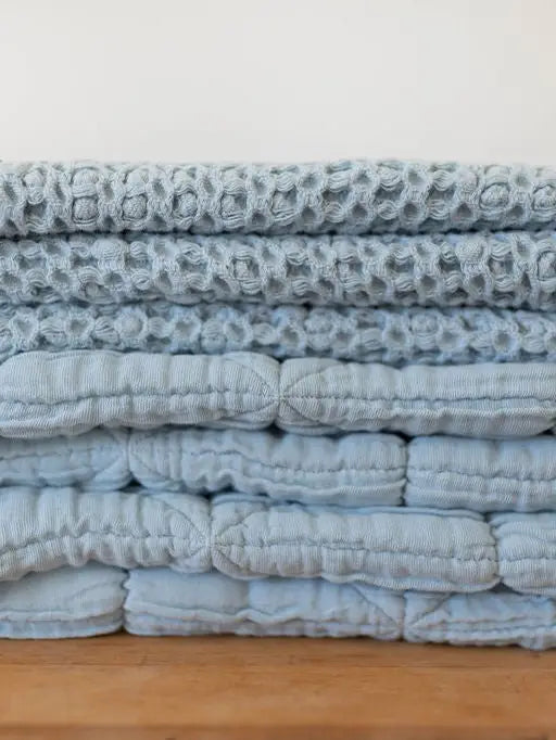 Quilted Blanket | Crib - Powder