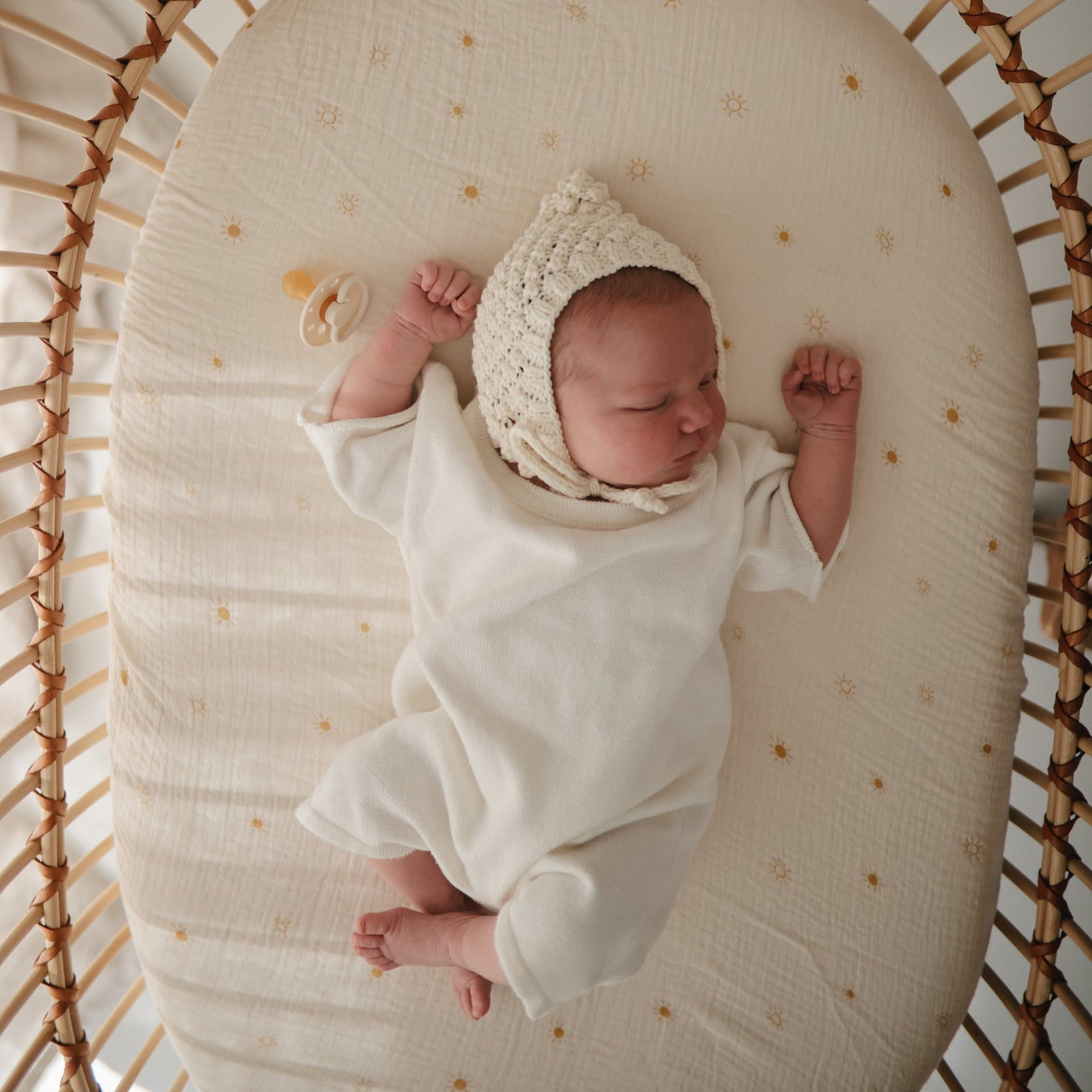 Extra Soft Bassinet Muslin Crib Sheet