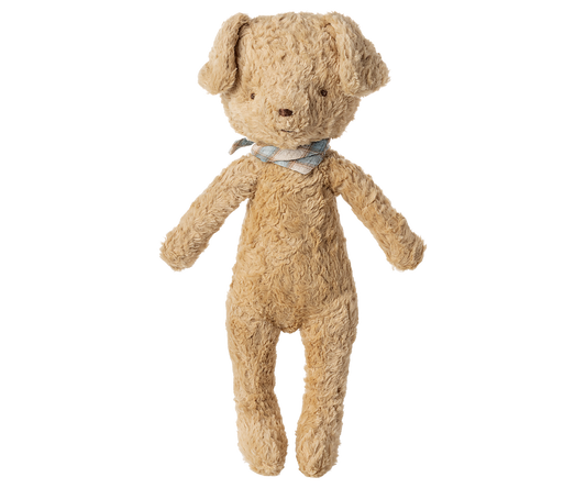Dog, Vintage plush - Soft sand