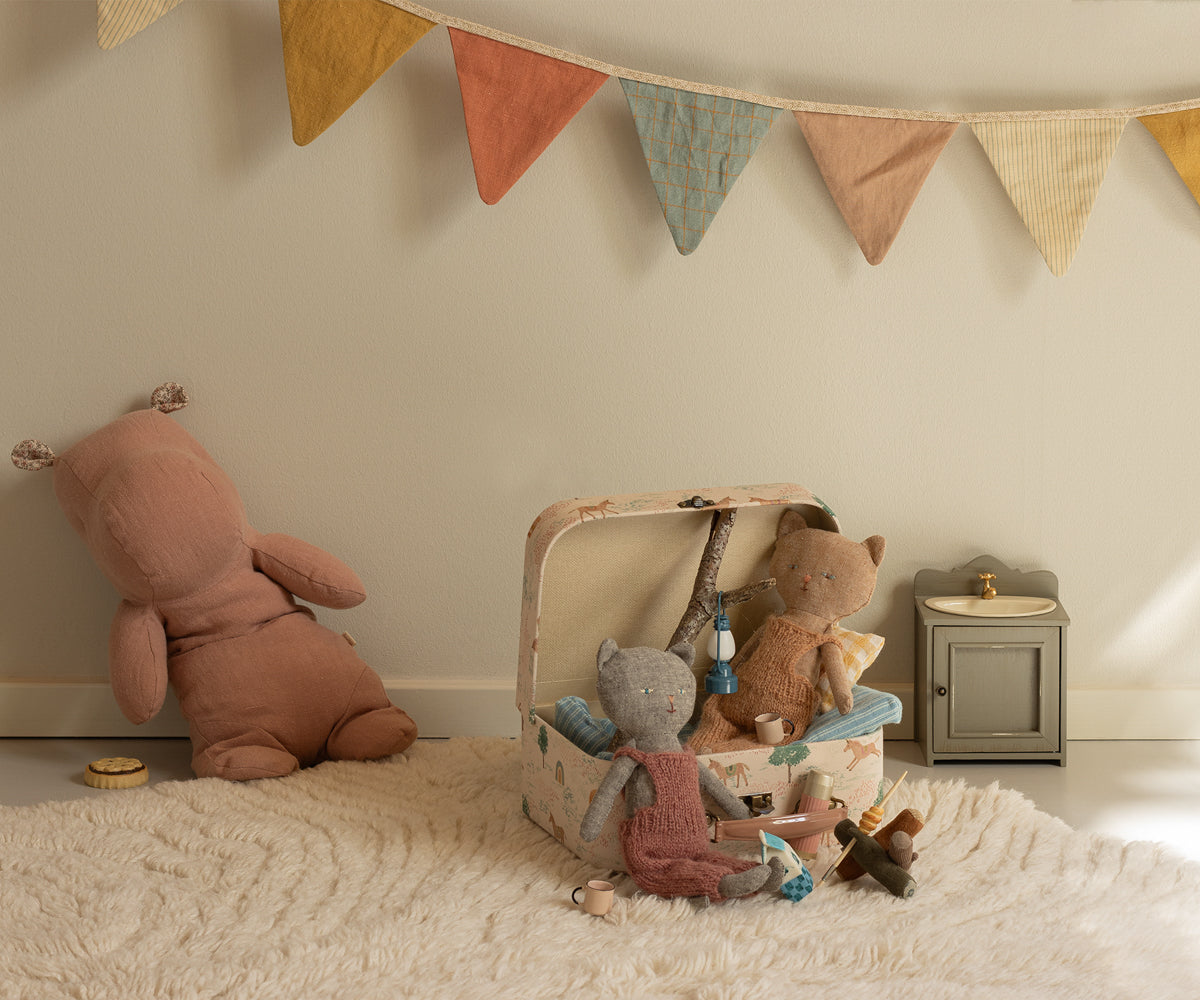 Kitten in Overalls - Ginger